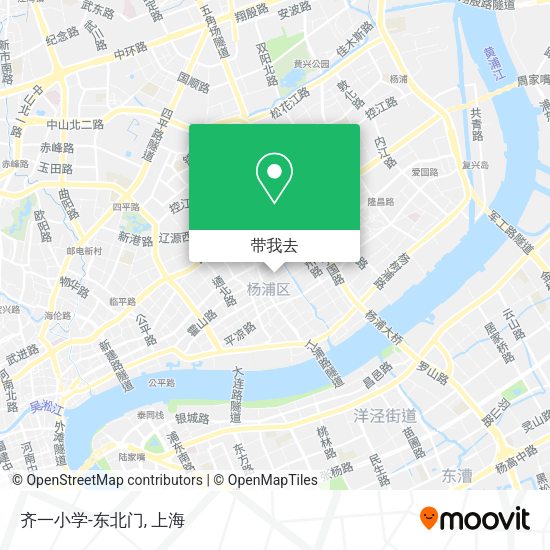 齐一小学-东北门地图