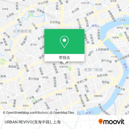URBAN REVIVO(淮海中路)地图