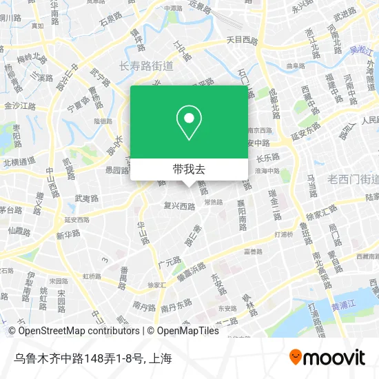 乌鲁木齐中路148弄1-8号地图