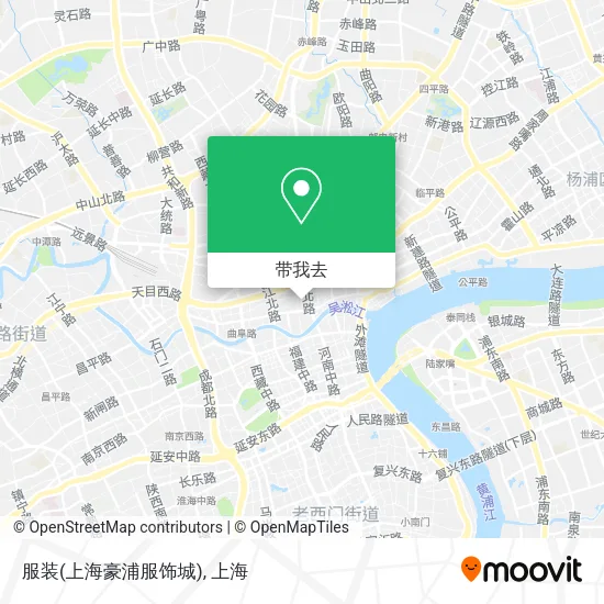 服装(上海豪浦服饰城)地图