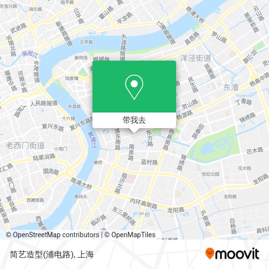 简艺造型(浦电路)地图