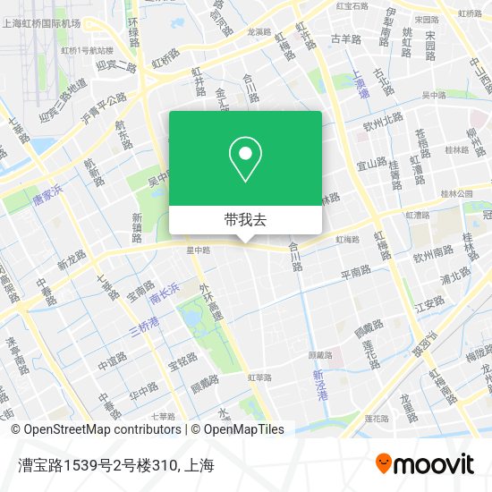 漕宝路1539号2号楼310地图