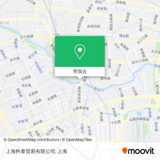 上海矜泰贸易有限公司地图