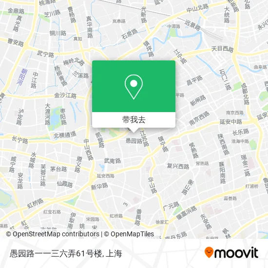 愚园路一一三六弄61号楼地图
