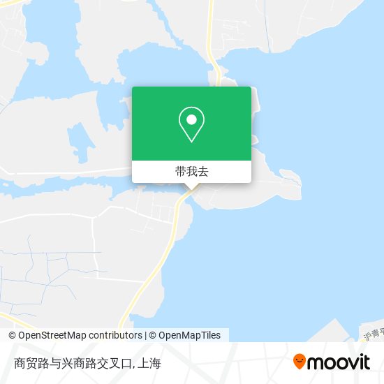 商贸路与兴商路交叉口地图