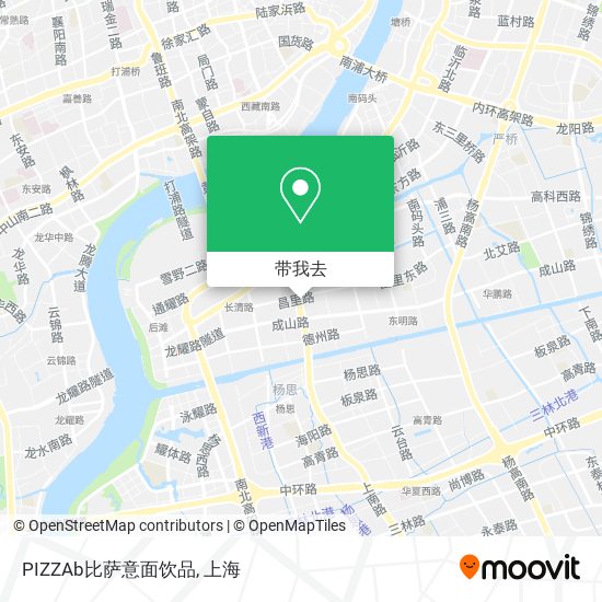 PIZZAb比萨意面饮品地图