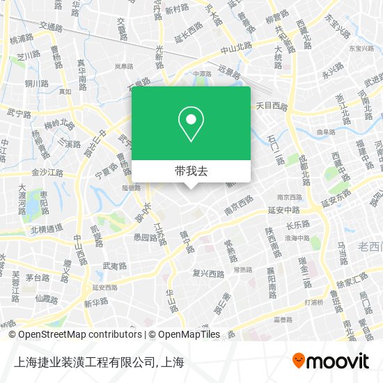 上海捷业装潢工程有限公司地图