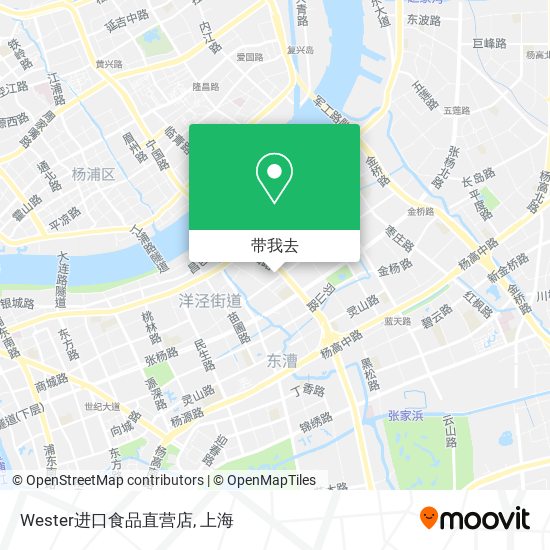 Wester进口食品直营店地图