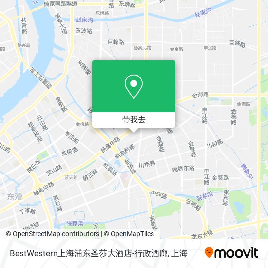 BestWestern上海浦东圣莎大酒店-行政酒廊地图