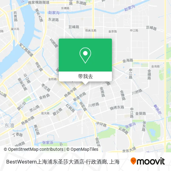 BestWestern上海浦东圣莎大酒店-行政酒廊地图