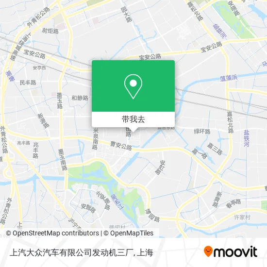 上汽大众汽车有限公司发动机三厂地图