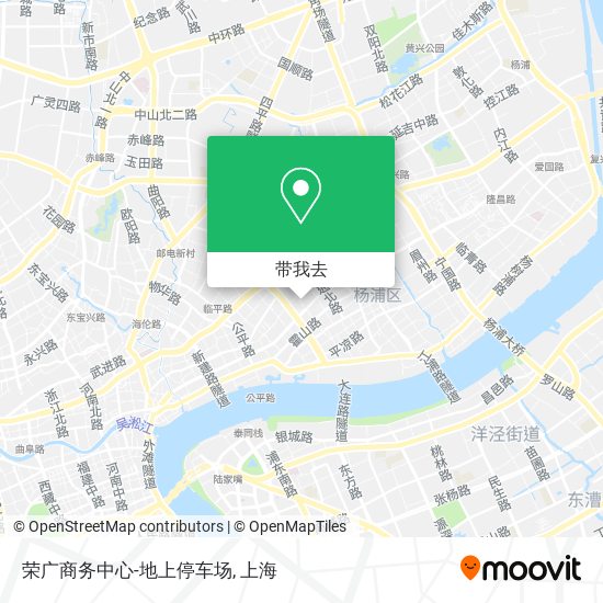 荣广商务中心-地上停车场地图