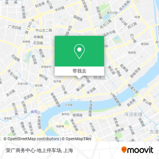 荣广商务中心-地上停车场地图