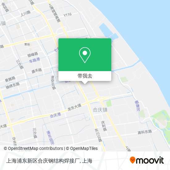 上海浦东新区合庆钢结构焊接厂地图