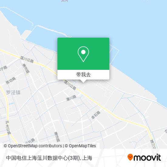 中国电信上海蕰川数据中心(3期)地图