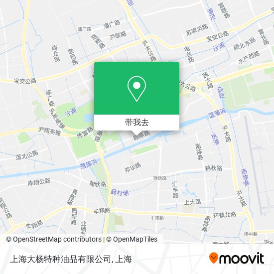 上海大杨特种油品有限公司地图