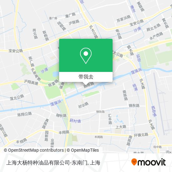 上海大杨特种油品有限公司-东南门地图