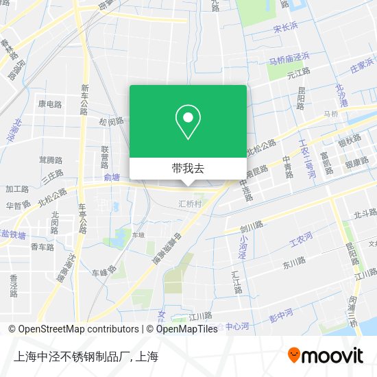 上海中泾不锈钢制品厂地图