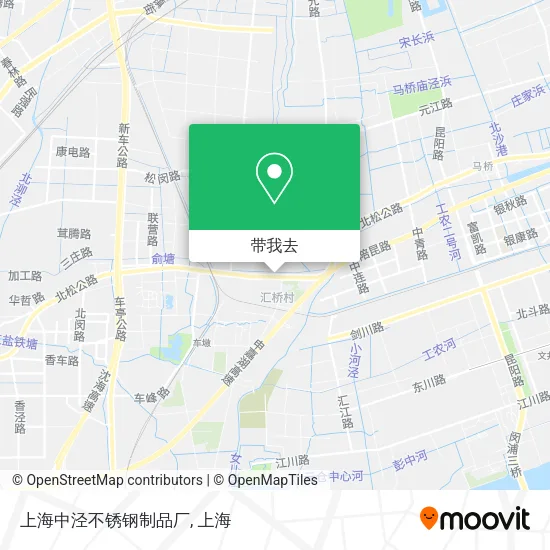 上海中泾不锈钢制品厂地图