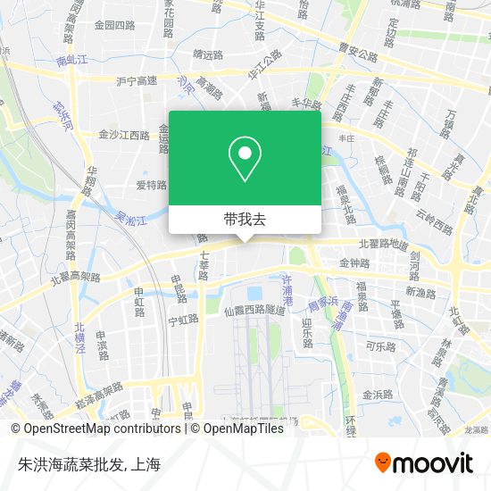 朱洪海蔬菜批发地图