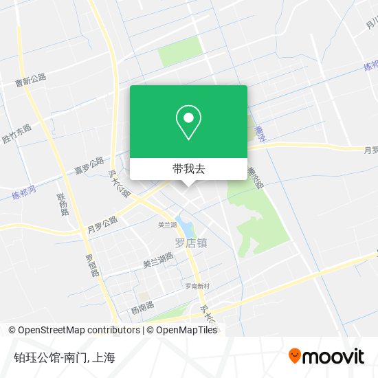 铂珏公馆-南门地图