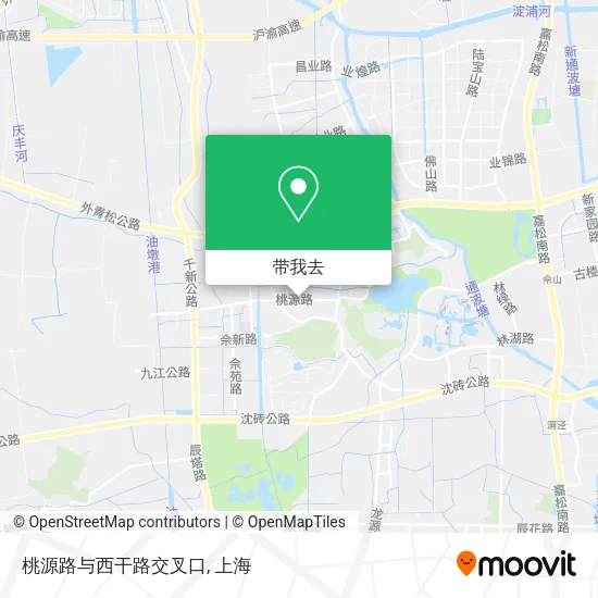 桃源路与西干路交叉口地图