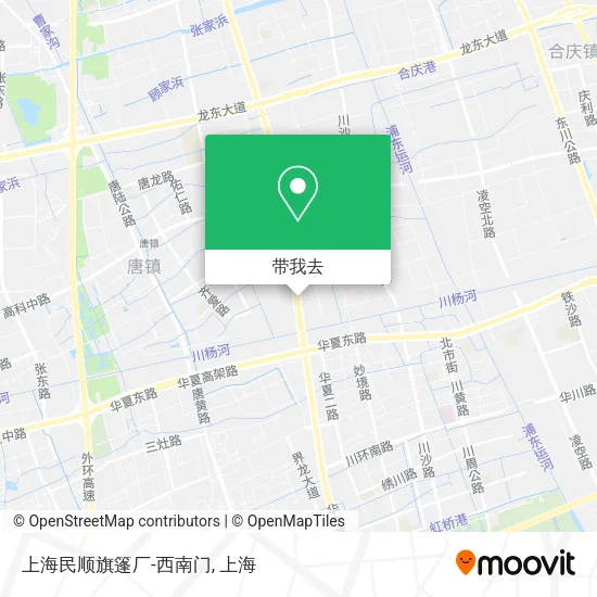 上海民顺旗篷厂-西南门地图
