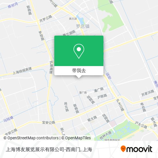 上海博友展览展示有限公司-西南门地图