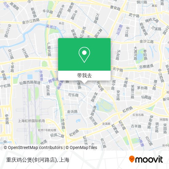 重庆鸡公煲(剑河路店)地图