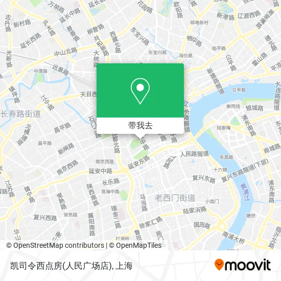 凯司令西点房(人民广场店)地图
