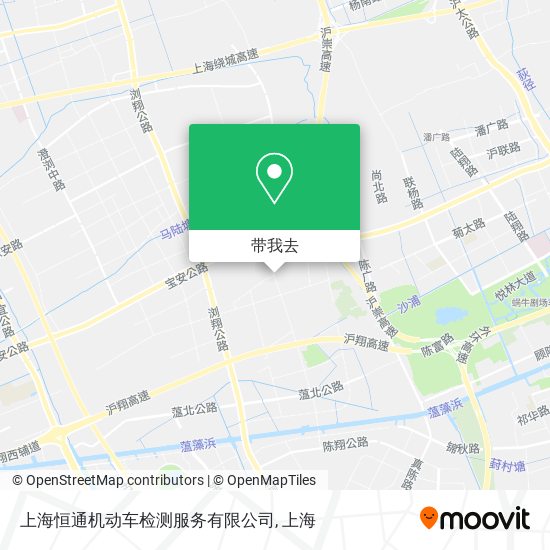 上海恒通机动车检测服务有限公司地图