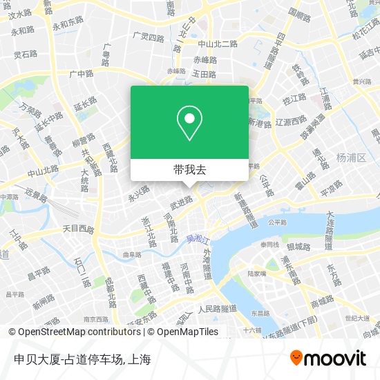 申贝大厦-占道停车场地图