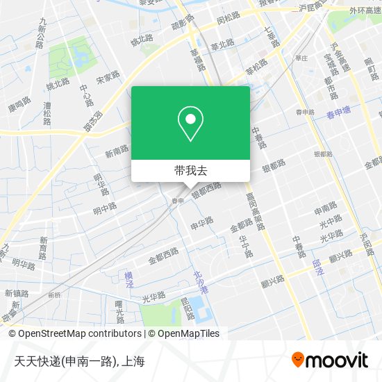 天天快递(申南一路)地图