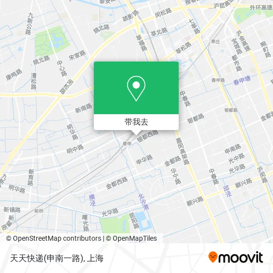 天天快递(申南一路)地图