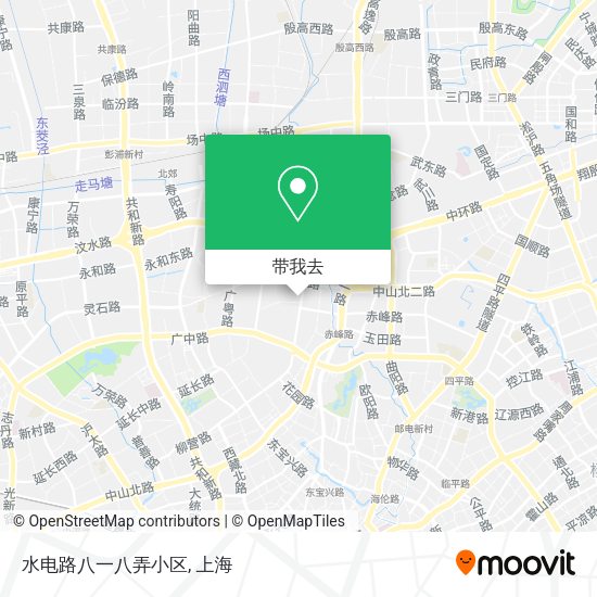 水电路八一八弄小区地图