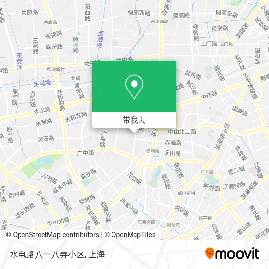 水电路八一八弄小区地图