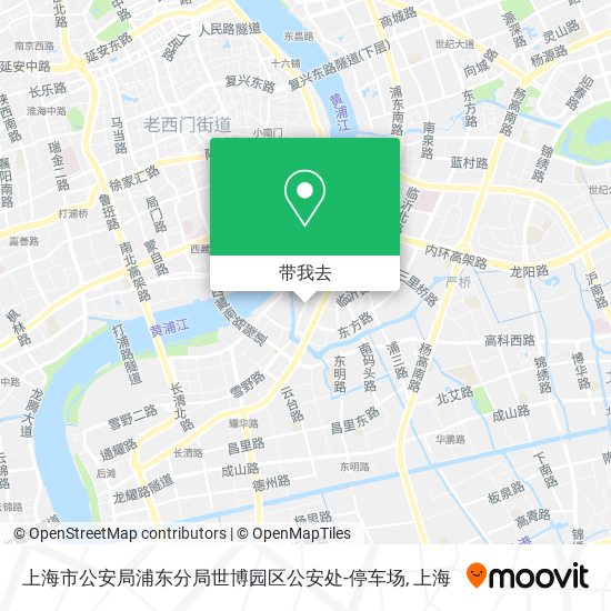 上海市公安局浦东分局世博园区公安处-停车场地图
