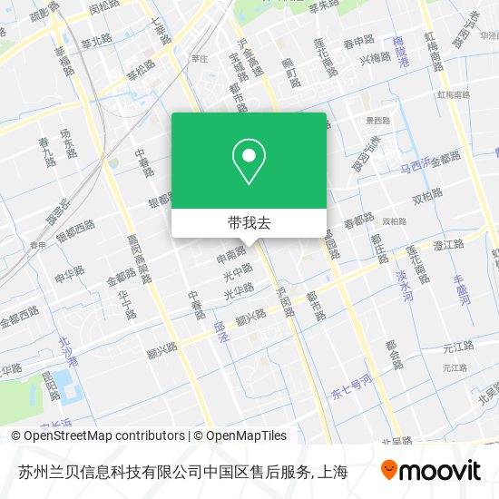 苏州兰贝信息科技有限公司中国区售后服务地图