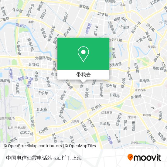 中国电信仙霞电话站-西北门地图