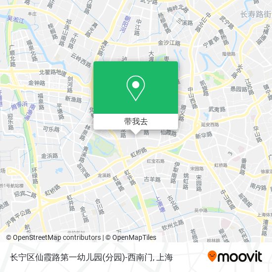 长宁区仙霞路第一幼儿园(分园)-西南门地图