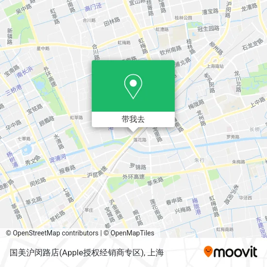 国美沪闵路店(Apple授权经销商专区)地图