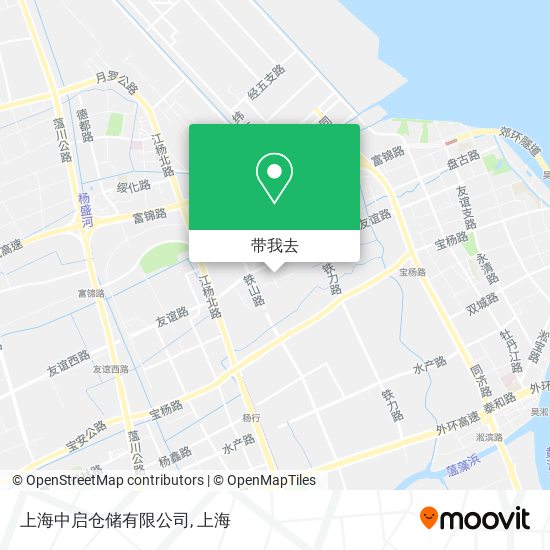 上海中启仓储有限公司地图