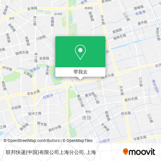 联邦快递(中国)有限公司上海分公司地图