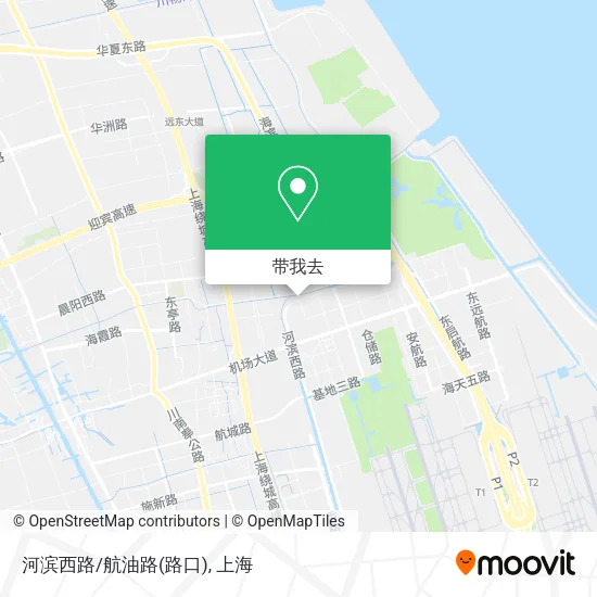 河滨西路/航油路(路口)地图