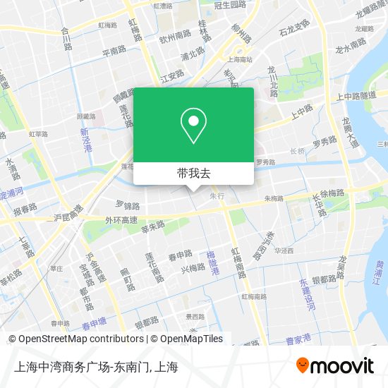上海中湾商务广场-东南门地图