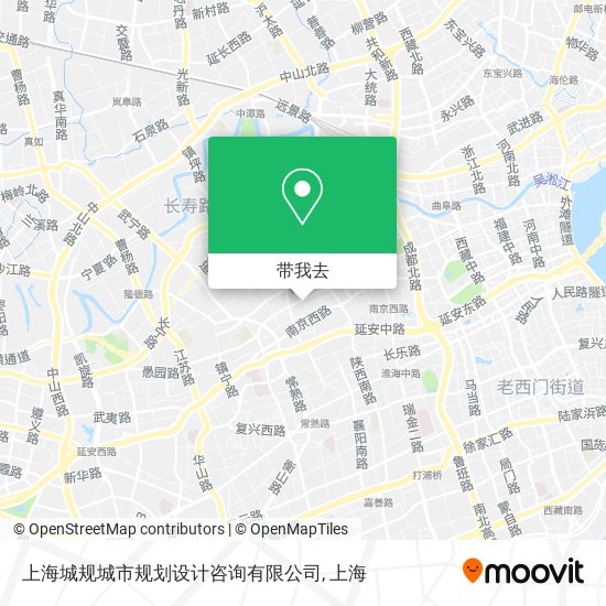 上海城规城市规划设计咨询有限公司地图