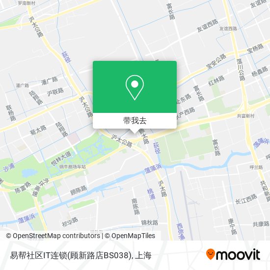 易帮社区IT连锁(顾新路店BS038)地图
