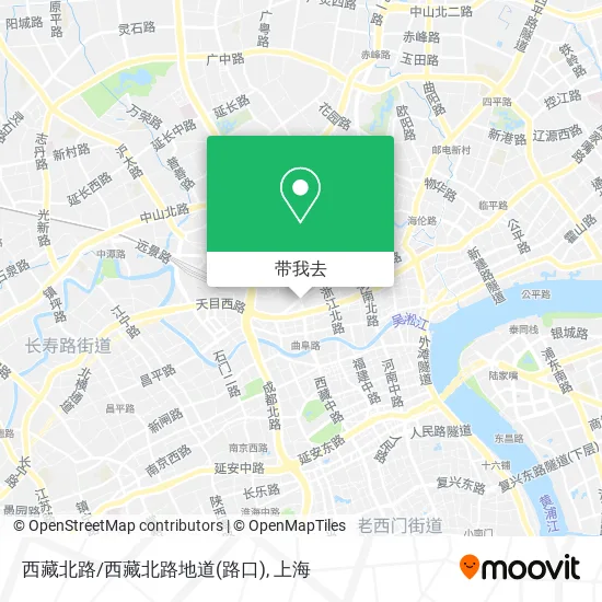 西藏北路/西藏北路地道(路口)地图