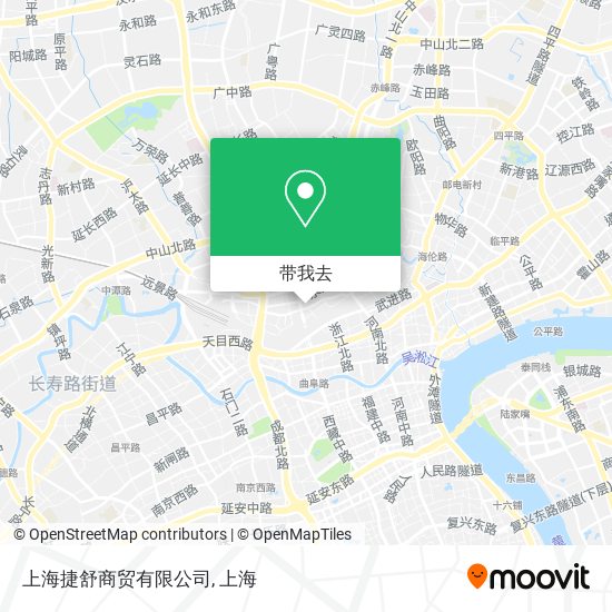 上海捷舒商贸有限公司地图