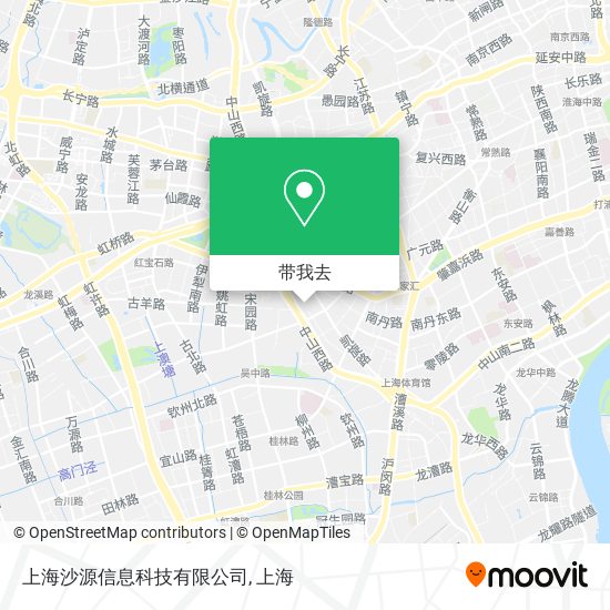 上海沙源信息科技有限公司地图